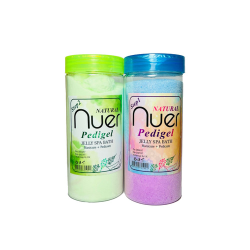 پدی ژل NUER 750 گرمی به همراه نمک پدیکور حرفهای