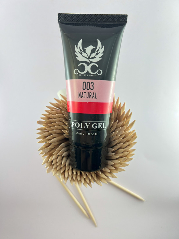 نچرال – Natural پلی ژل کوکو رنگ نچرال003 نزدیک به تون طبیعی ناخن 60 گرمی مناسب کاور طبیعی