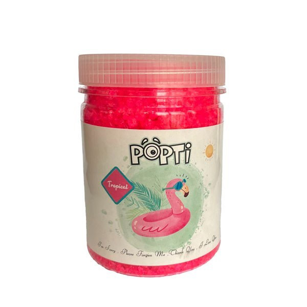 نمک پدیکور پاپتی (POPTI) وزن ۸۵۰ گرم؛ ریلکستراپی و لایهبرداری تخصصی پا