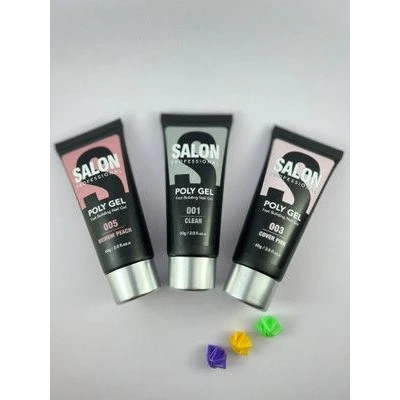 پلیژل کاشت ناخن برند سالن (Salon) - حجم ۳۰ میل | بافت نرم و کاربری آسان