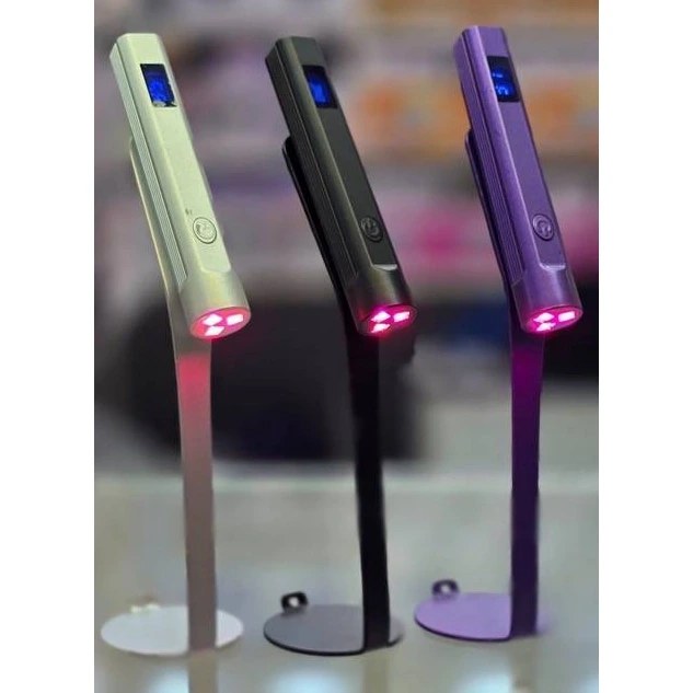 دستگاه یووی شارژی دیجیتال پایه مگنتی | لامپ UV/LED مخصوص کاشت و ژلیش ناخن