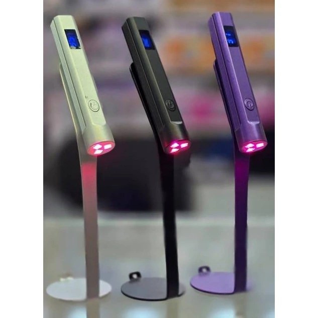 دستگاه یووی شارژی دیجیتال پایه مگنتی | لامپ UV/LED مخصوص کاشت و ژلیش ناخن