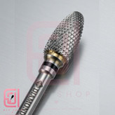 سر سوهان الماسه کاجی سرگرد برند DIAMOND (تخصصی مانیکور و کاشت) نوار مشکی