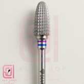 سر سوهان الماسه کاجی سرگرد برند DIAMOND (تخصصی مانیکور و کاشت) نوار بنفش آبی