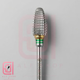 سر سوهان الماسه کاجی سرگرد برند DIAMOND (تخصصی مانیکور و کاشت) نوار سبز